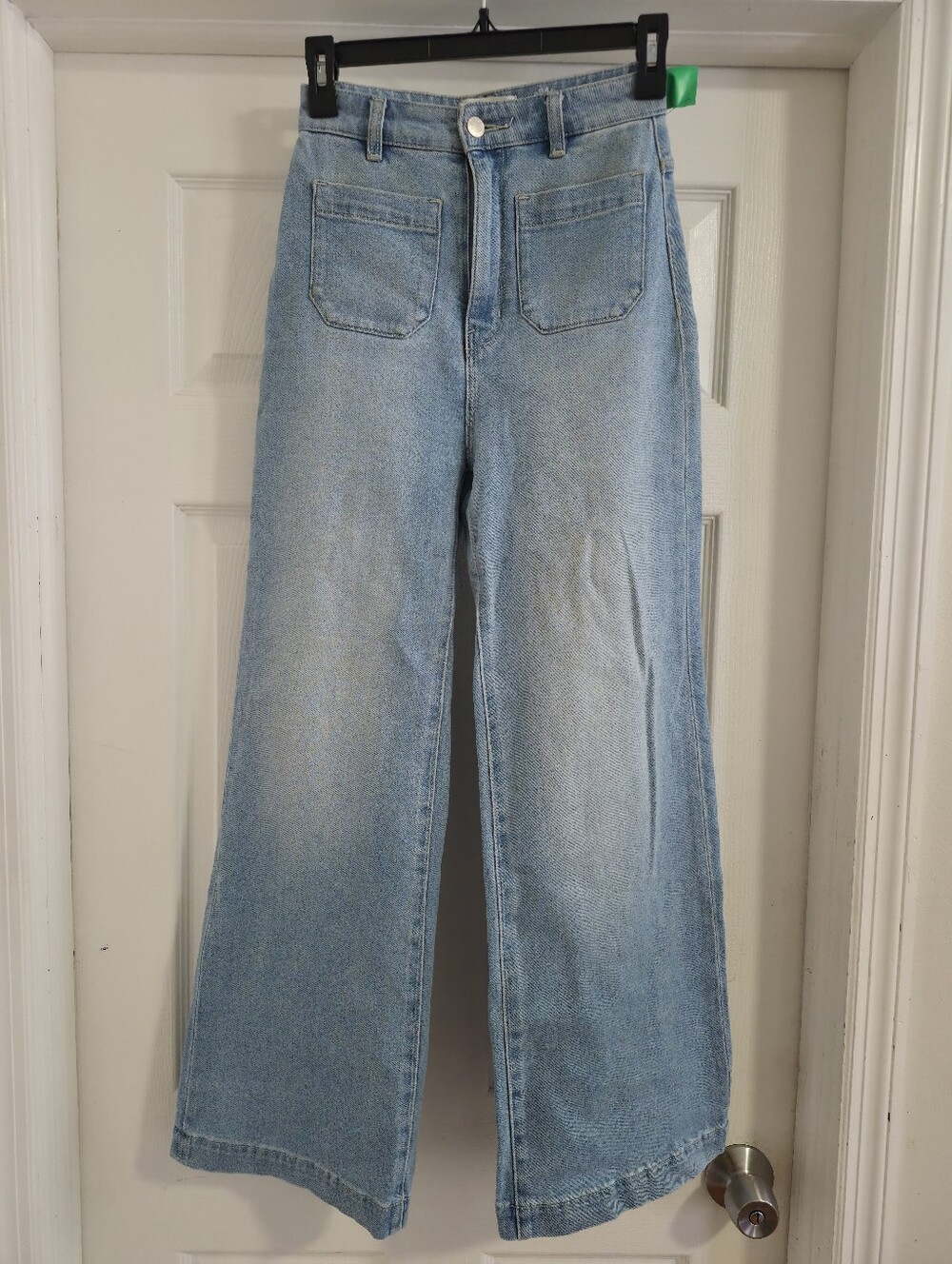 Rolla's Sailor Jeans Women's Size 25 Light Wash High Rise Wide Leg - Picture 2 of 9